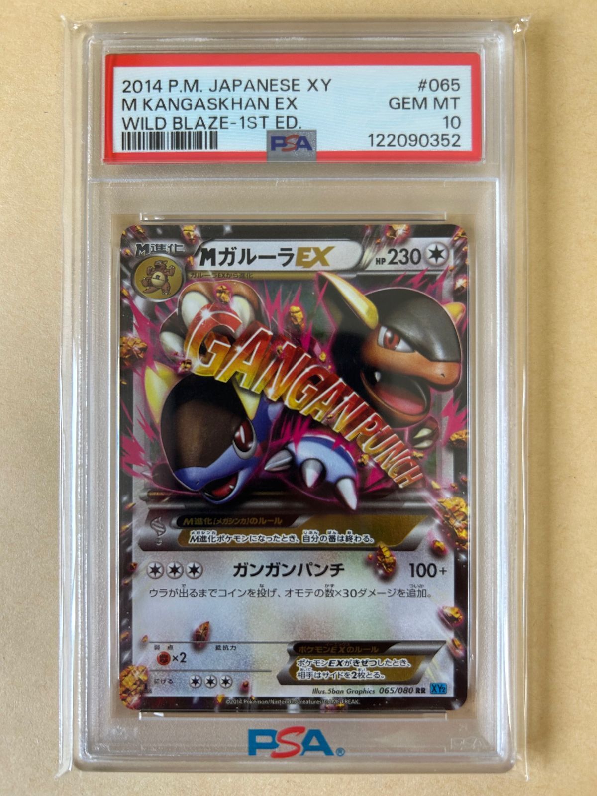 ワンオーナー☆美品☆PSA10/ 1ED MガルーラEX 065/080 RR XY2