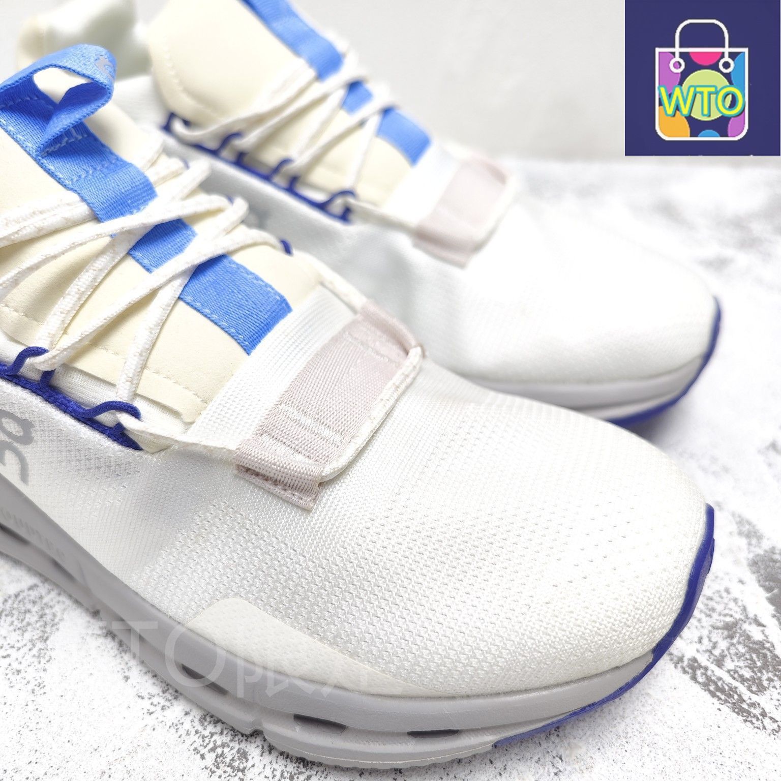 On Cloud Nova オン クラウド ノヴァ メンズ レディース スニーカー ジョギングスポーツ トレーニング ランニングシューズ ホワイト ブルー-WTO輸入2