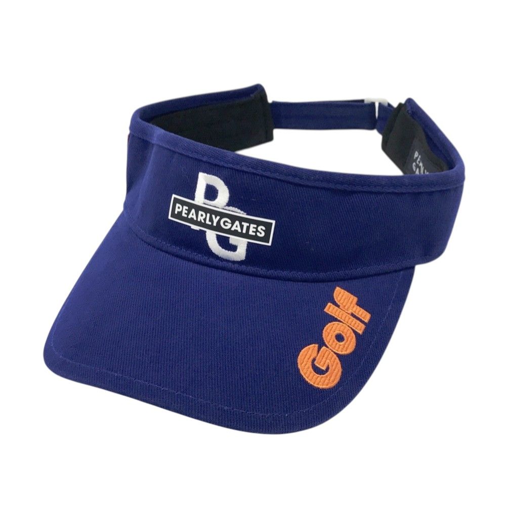 PEARLY GATES パーリーゲイツ サンバイザー ブルー系 FR [240101501036