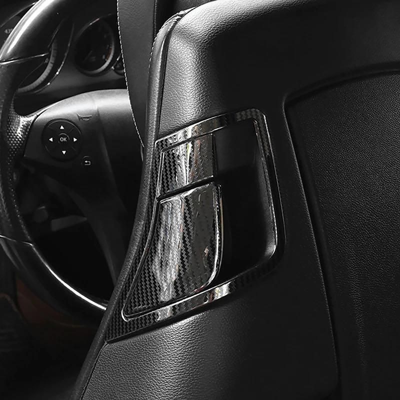 メルセデス ベンツ カーボン ルック フロントシート コントロール パネル カバー W204 C204 C180 C250 C63 クーペ Cクラス 10388