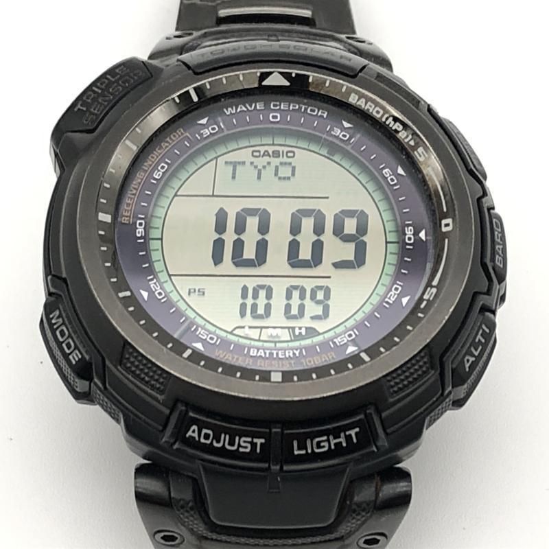 CASIO PRO-TREK PRW-1300YTJ 腕時計 ブラック カシオ プロトレック 10 240010489093
