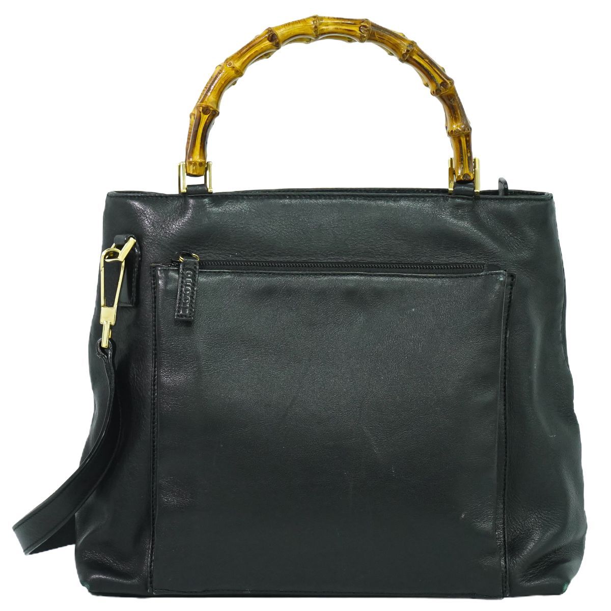 本物 グッチ GUCCI バンブー 2WAY ショルダーバッグ ハンドバッグ  