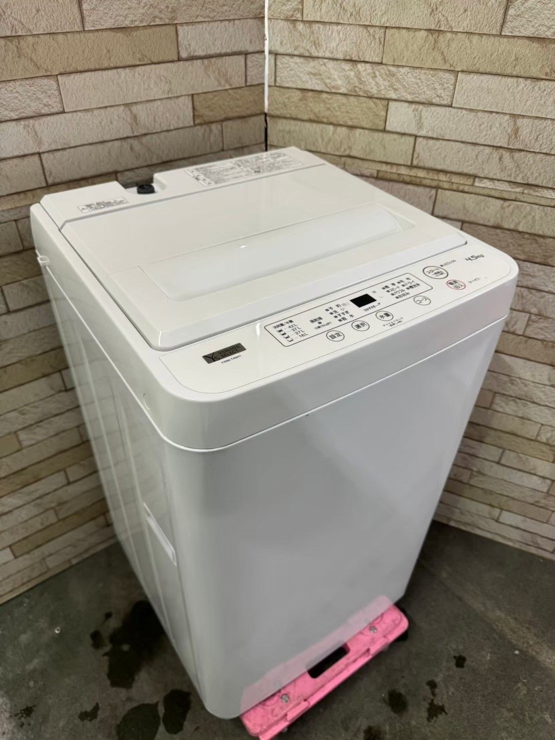 大阪送料無料☆3か月保証☆洗濯機☆ヤマダ☆2021年☆4.5㎏☆YWM-T45H1