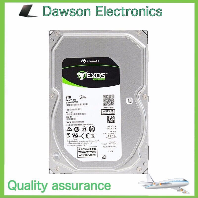 ST2000NM000B Seagate Exos 7E8 2TB 7200RPM SATA 6.0Gb|s 3.5 内蔵ハードドライブ
