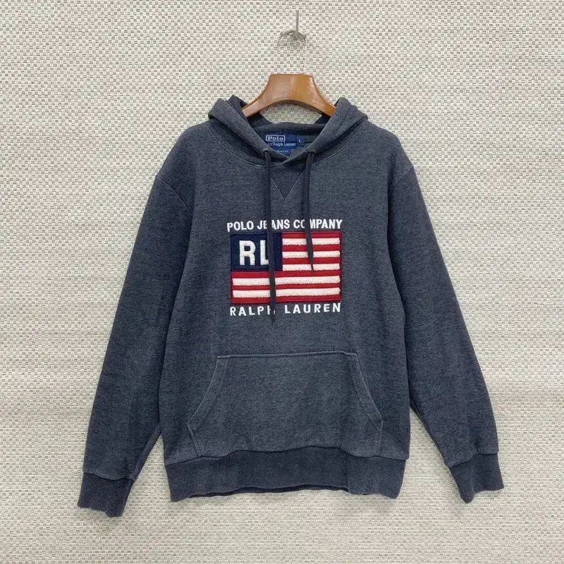 ポロ Ralph Lauren(ラルフローレン) ヴィンテージ 星条旗 フード付きTシャツ 100 C00734