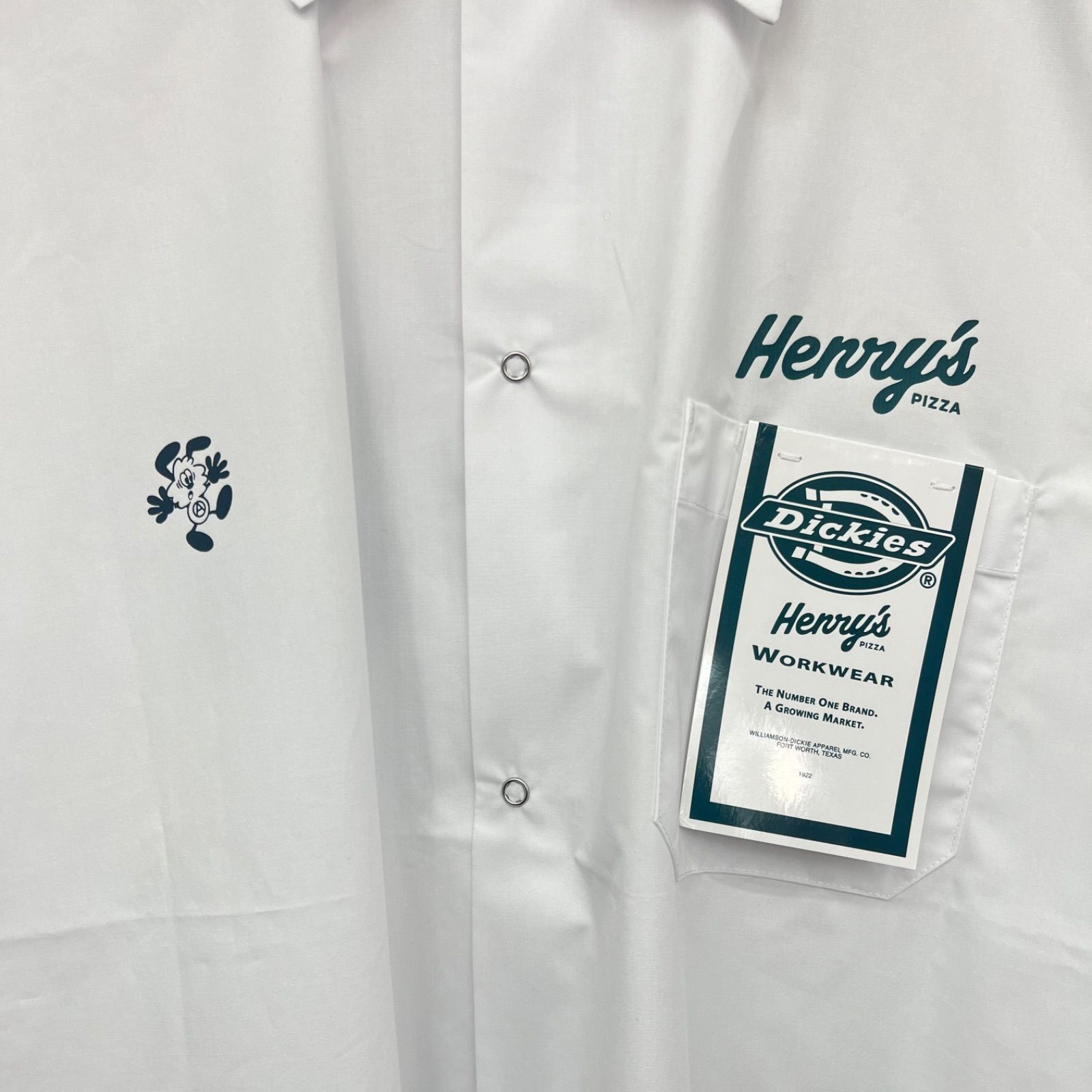 【Henry's Pizza】ヘンリーズピザ（VERDY）限定半袖シャツ未使用品 Henry's Pizza】ヘンリーズピザ（VERDY）限定半袖シャツ未使用品