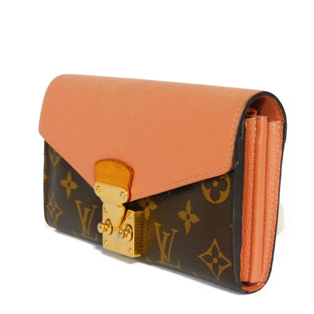 LOUIS VUITTON ポルトフォイユ パラス 二つ折り長財布 ペッシュ