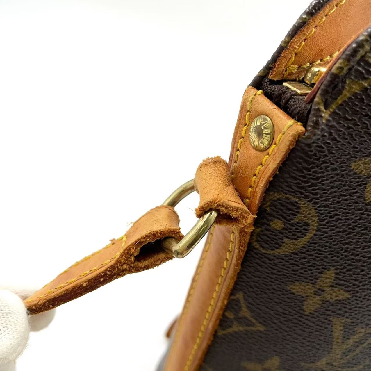 LOUIS VUITTON ドルーオ モノグラム モノグラム レザー×PVC