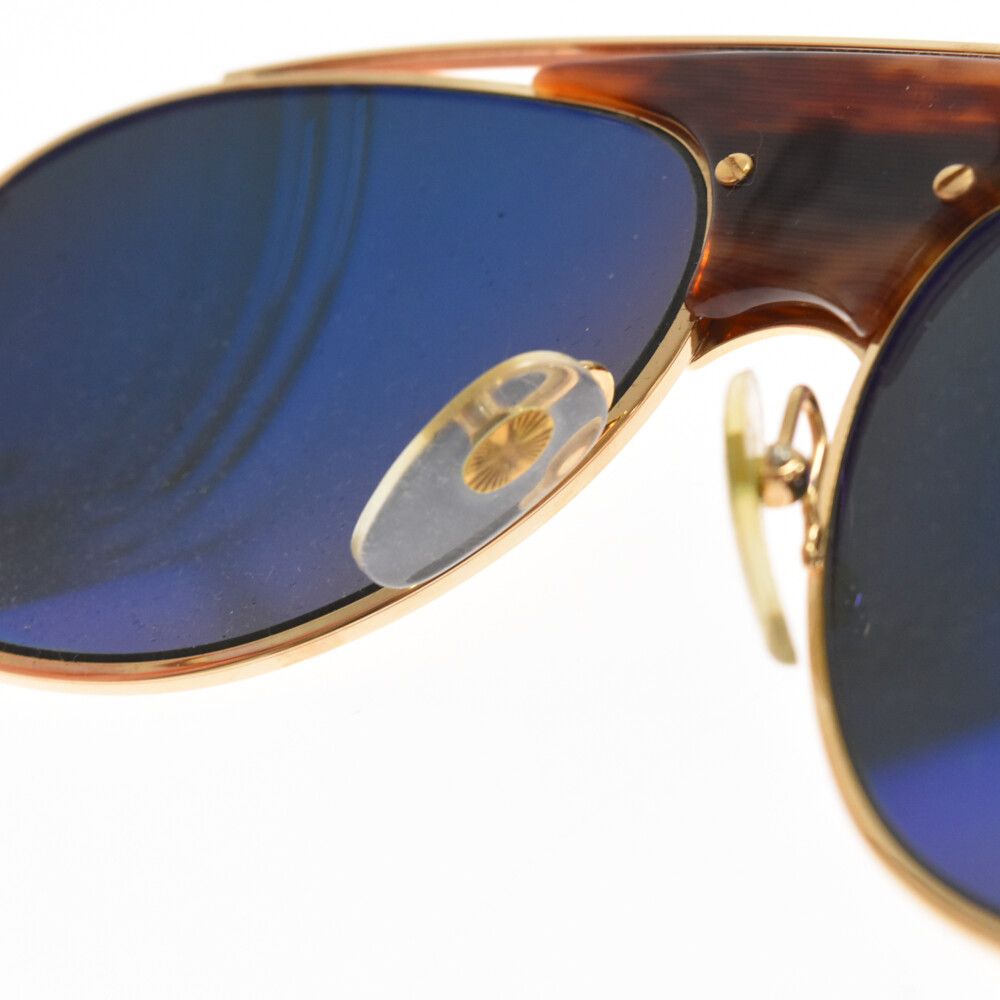 alain mikli (アランミクリ) VINTAGE AM89 SUNGLASSES 634/0029 ヴィンテージ ティアドロップサングラス  眼鏡 アイウェア ブラウン/ゴールド - メルカリ