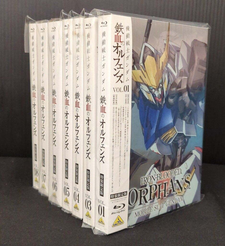 アニメBlu-ray BOX交換済 機動戦士ガンダム 鉄血のオルフェンズ 特装 版全9巻 セット