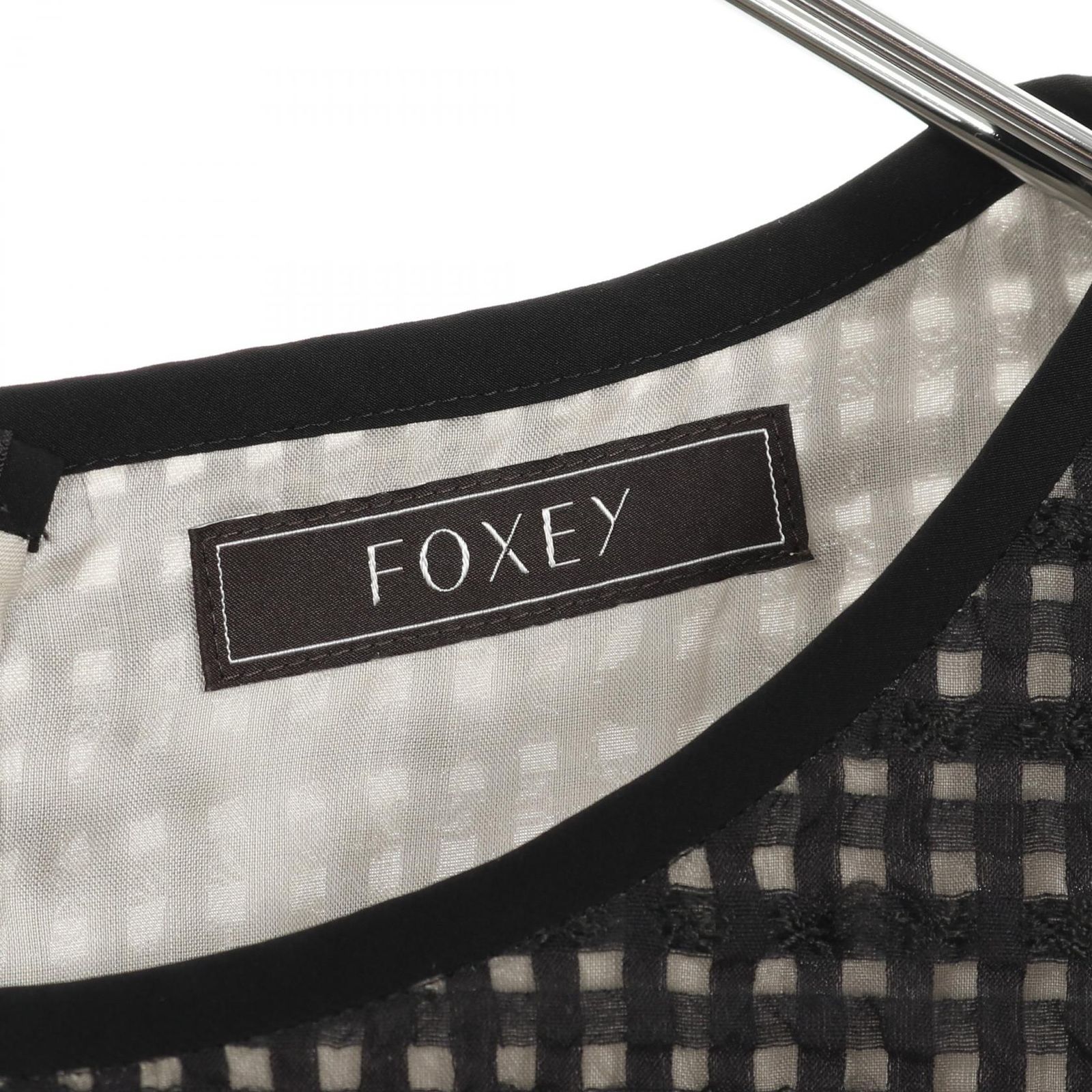 フォクシー FOXEY ワンピース Lgende 44361 黒 コットン