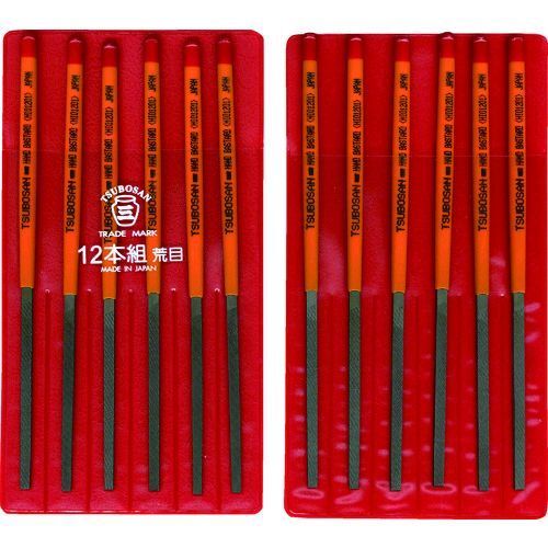 7営業日以内発送 在庫品 ツボサン TSUBOSAN HI012-01 組ヤスリ １２本組 平 荒目 HI01201 沖縄離島販売不可
