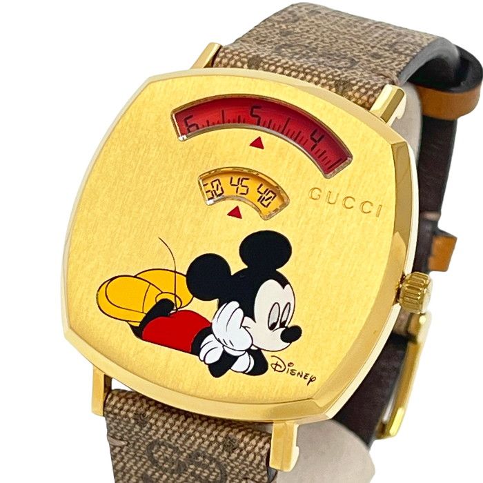 グッチ 腕時計 グリップウォッチ ディズニーコラボ 157.4