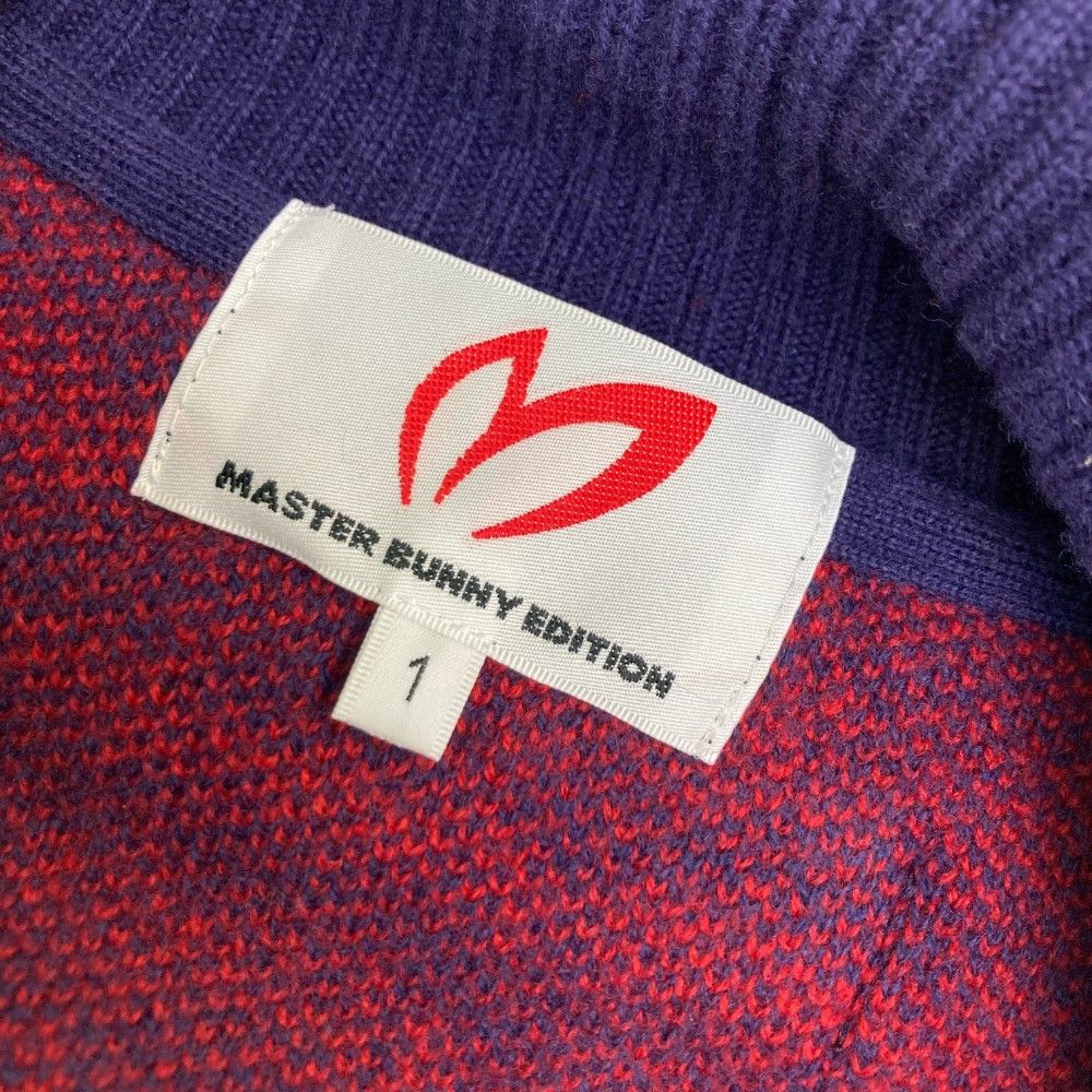 マスターバニーエディション ニット ジップ ジャケット グレー 4 ゴルフ パーリーゲイツ マスターバニー ニットフーディ マスターバニー