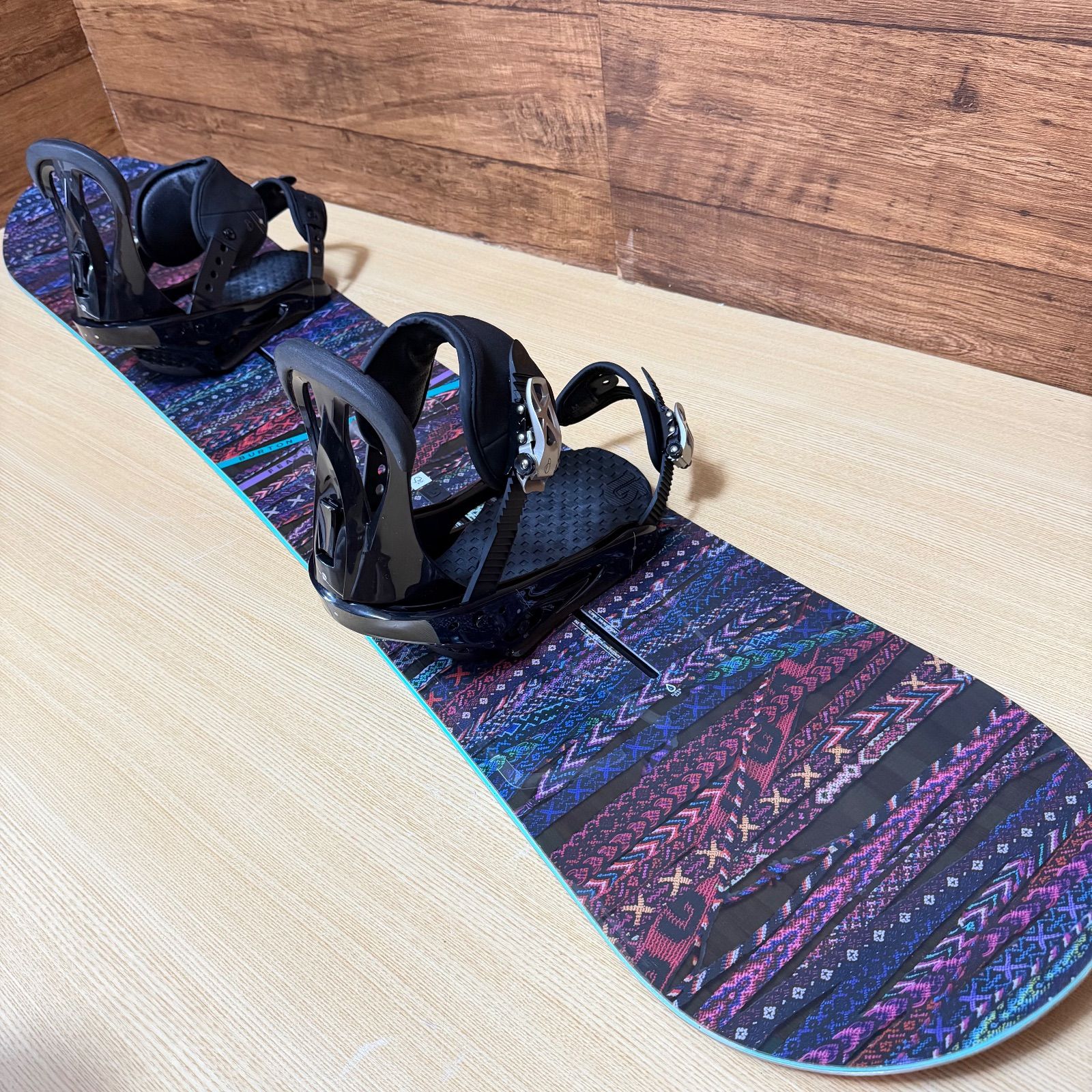 BURTON バートン レディース スノーボード2点セット ボード 149cm バイン23〜25cm メンテナンス済み