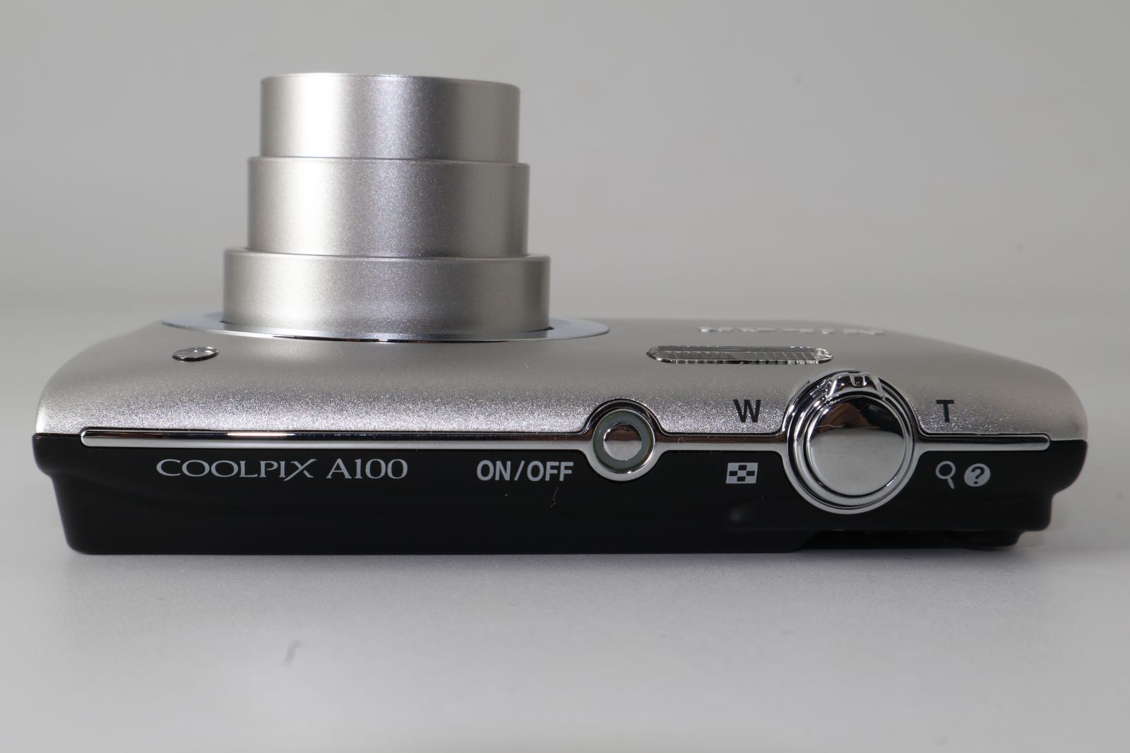 美品 Nikon COOLPIX A100 シルバー コンデジ デジカメ coolpix a100 