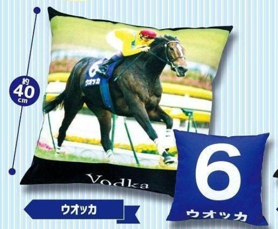 スーパーサラブレッド 40cm 角クッション ver.1 ウオッカ ウマ娘 JRA 