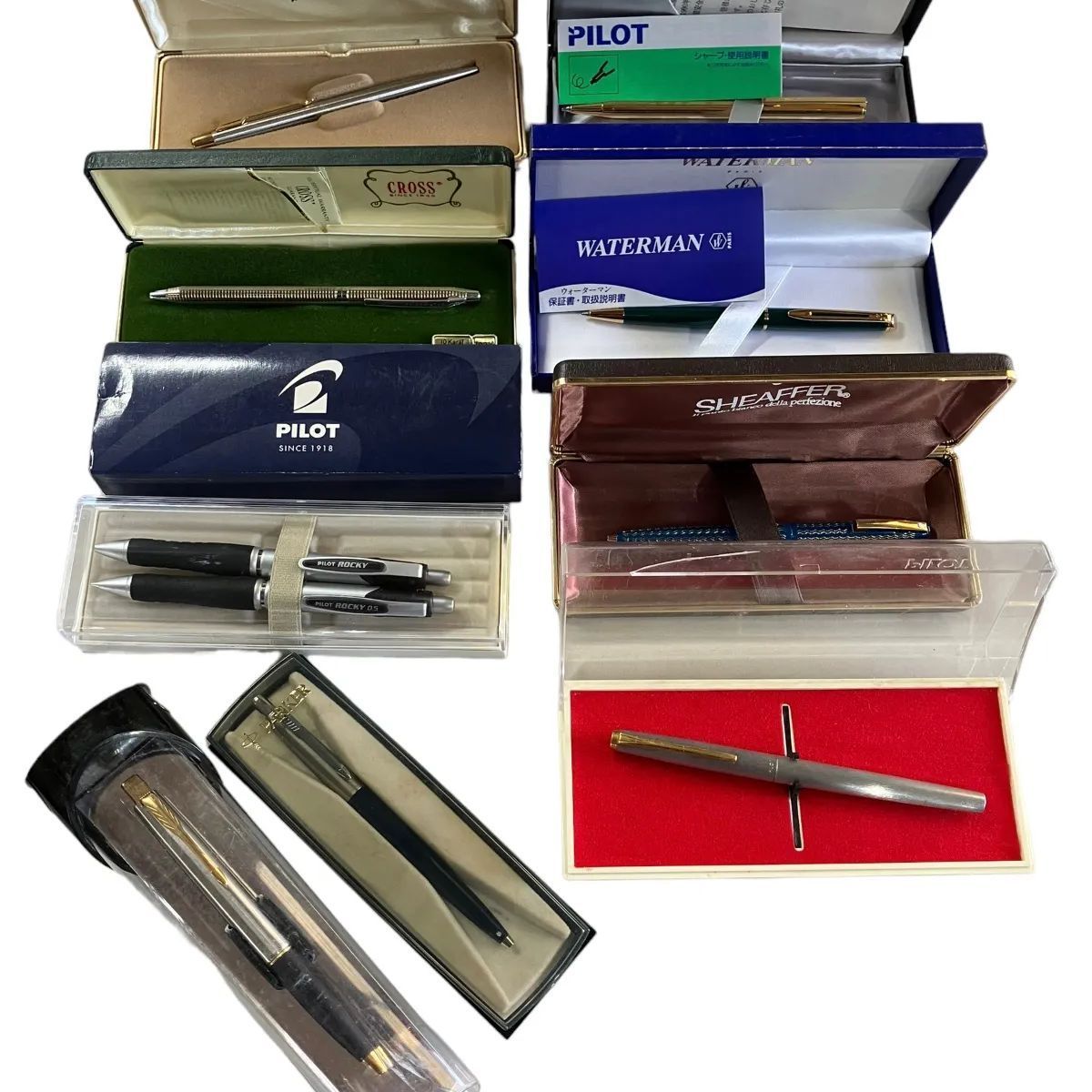 SHEAFFER シェーファー WATERMAN ウォーターマン PARKER パーカー ...