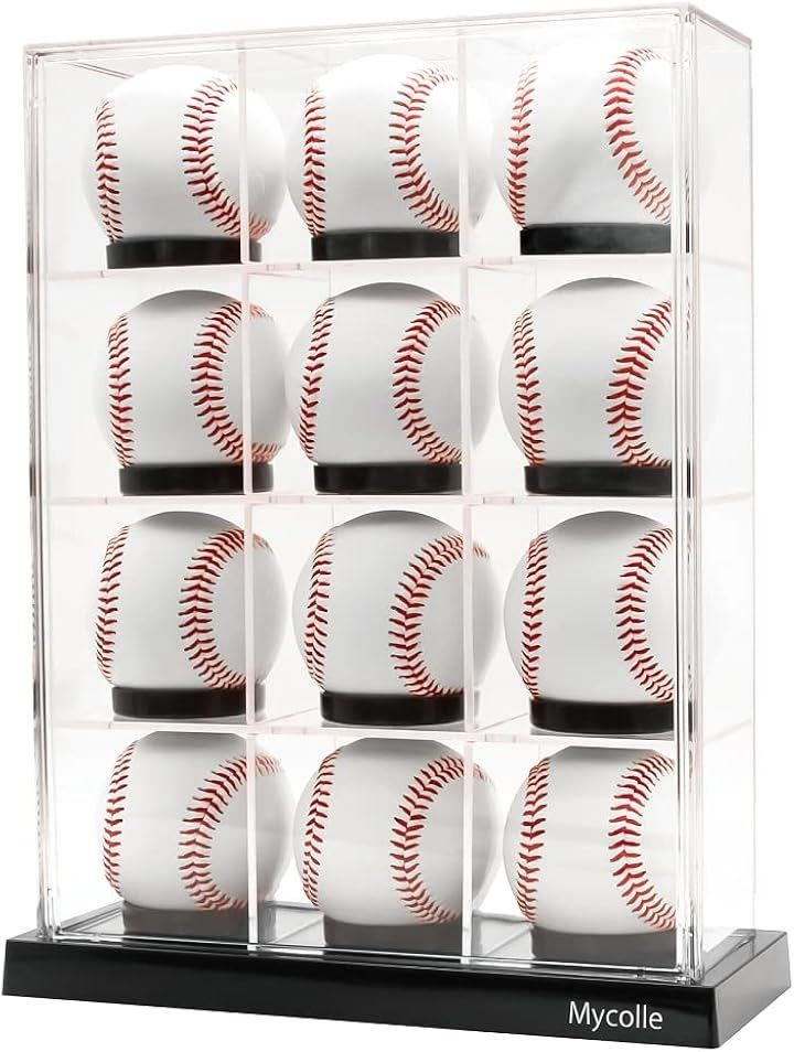 Mycolle 見栄えが変わる 日本製 サインボールケース ディスプレイケース 野球 my01