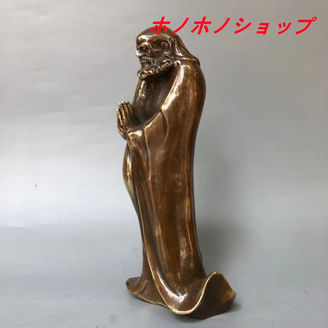 人気商品発売中】達磨大師 置物 オブジェ 銅 インテリア 置物