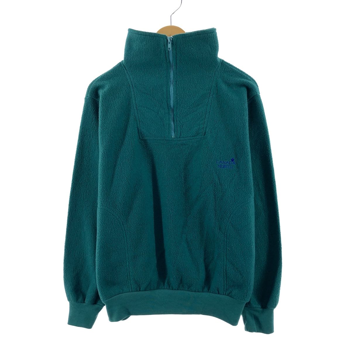 古着 CANADA NORTH ハーフジップ フリースプルオーバー メンズL