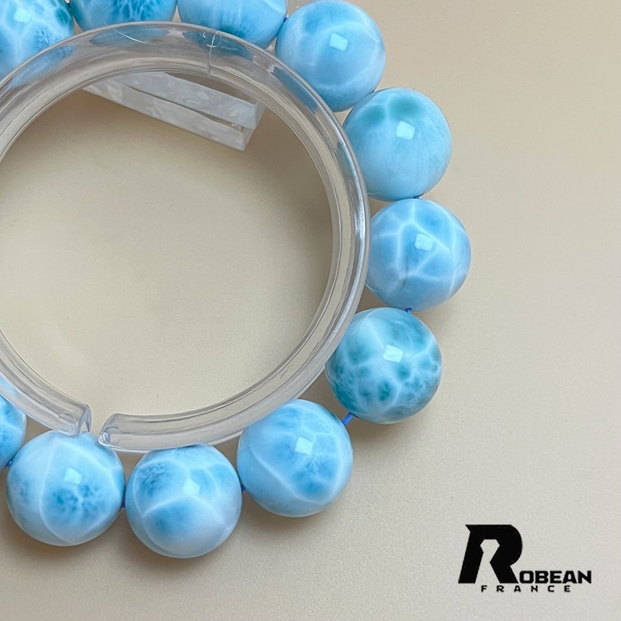 綺麗 EU製 定価80万円☆ROBEAN・ドミニカ共和国産のラリマー 