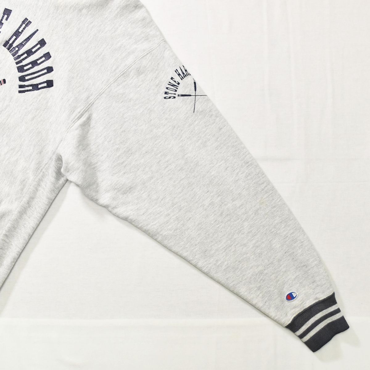 champion リバースウィーブ　90s 刺繍タグ　2段アーチ　アメリカ製 刺繍タグ】 90sヴィンテージ USA製 チャンピオン Champion 2段