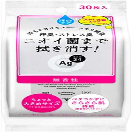 まとめ買い-36点セット エージーデオ24 クリアシャワーシート 無香料 30枚 制汗剤 デオドラント