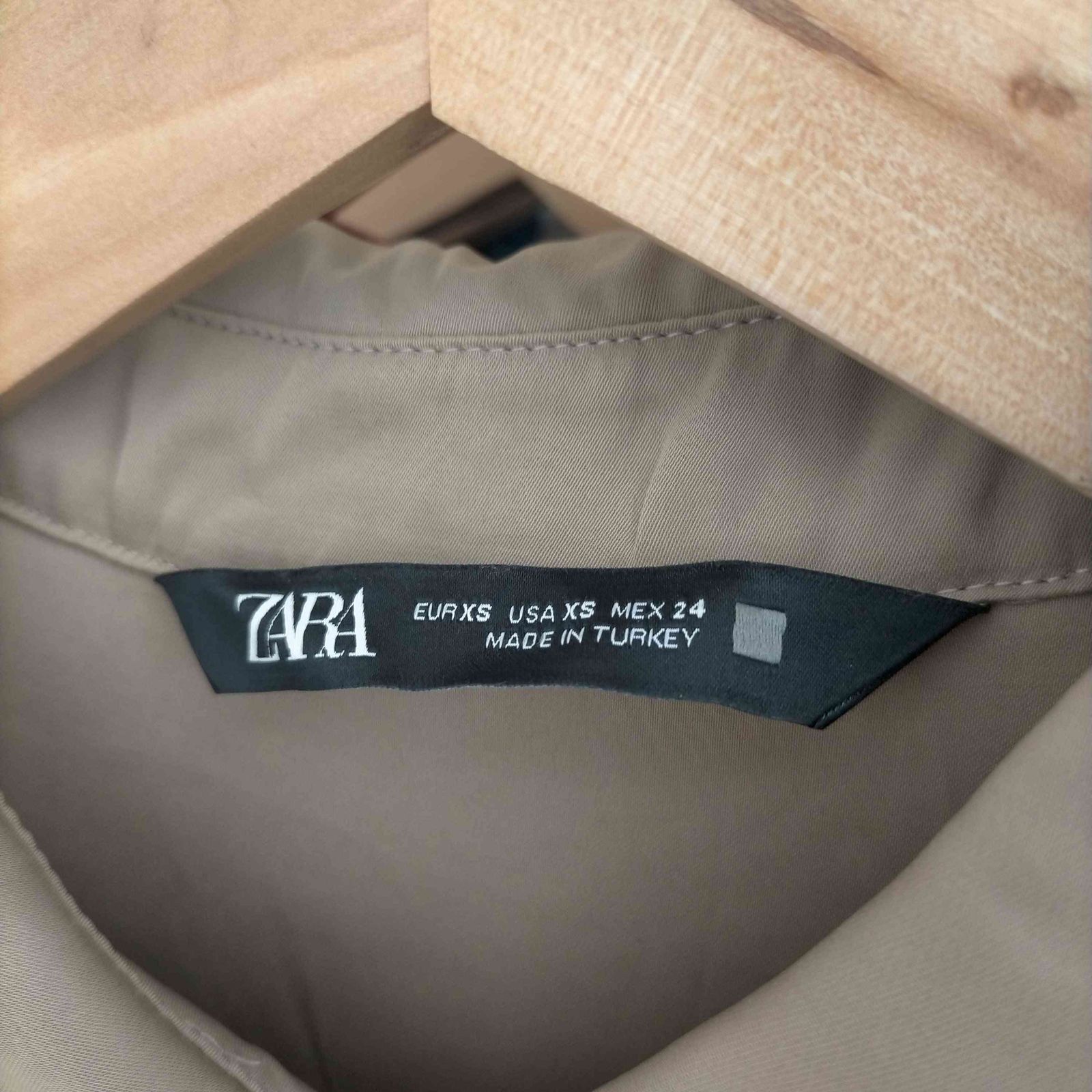 ザラ ZARA チェーンベルト シャツワンピース レディース import