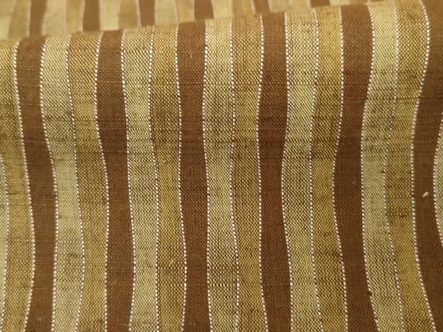 平和屋着物○上質な紬 よろけ縞 正絹 逸品 DAAQ3363ps