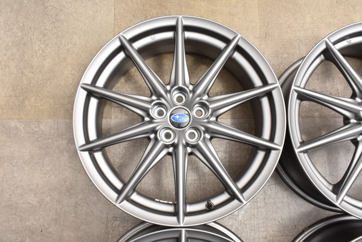 新車外し SUBARU BRZ Sグレード 18インチ 純正ホイール ZD8 スバルBRZ Sグレードホイール 4個セット 新車外し SUBARU BRZ S