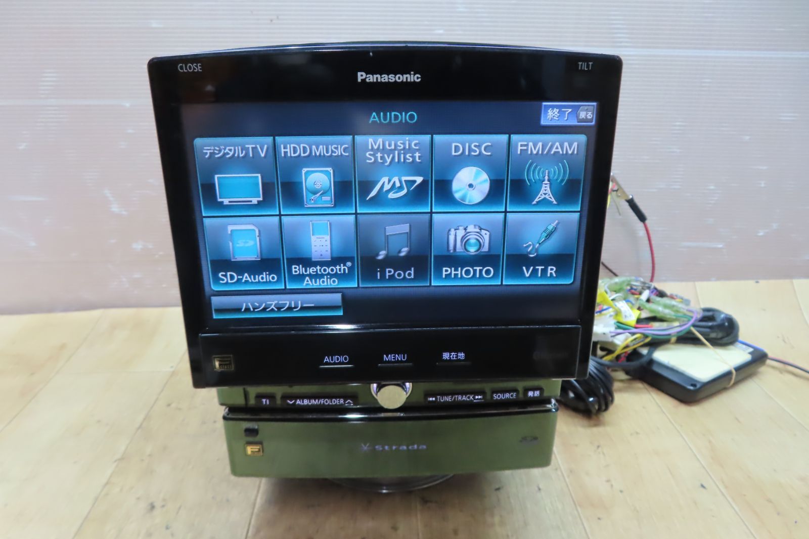 車 送料込み パナソニック HDDナビ Bluetooth フルセグ