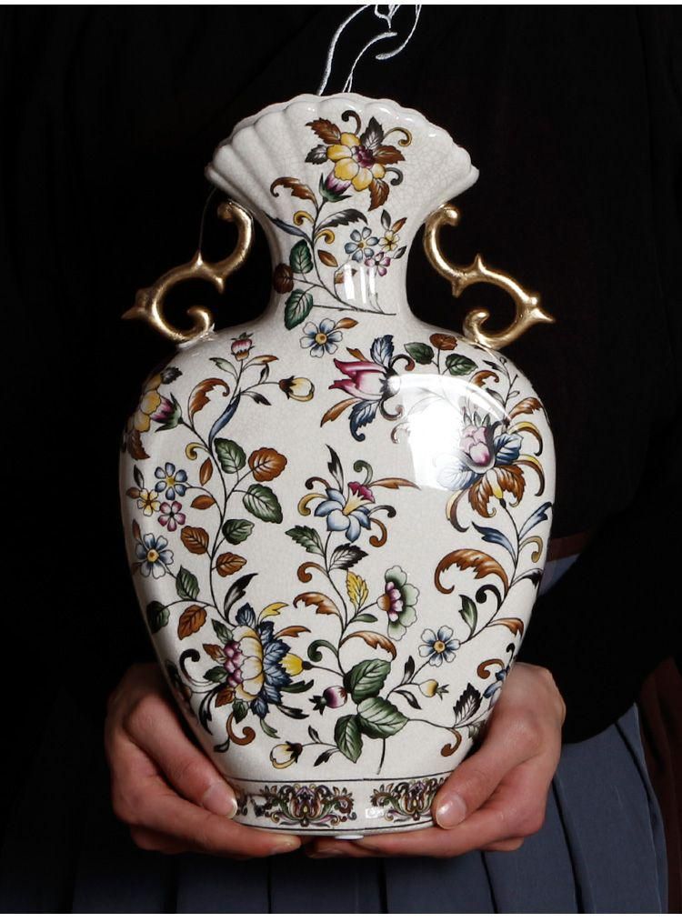 両耳の花瓶 陶磁器 現代工芸品 美術品 装飾品 置物 両耳の花瓶 陶磁器 現代工芸品 美術品 装飾品 置物 陶芸