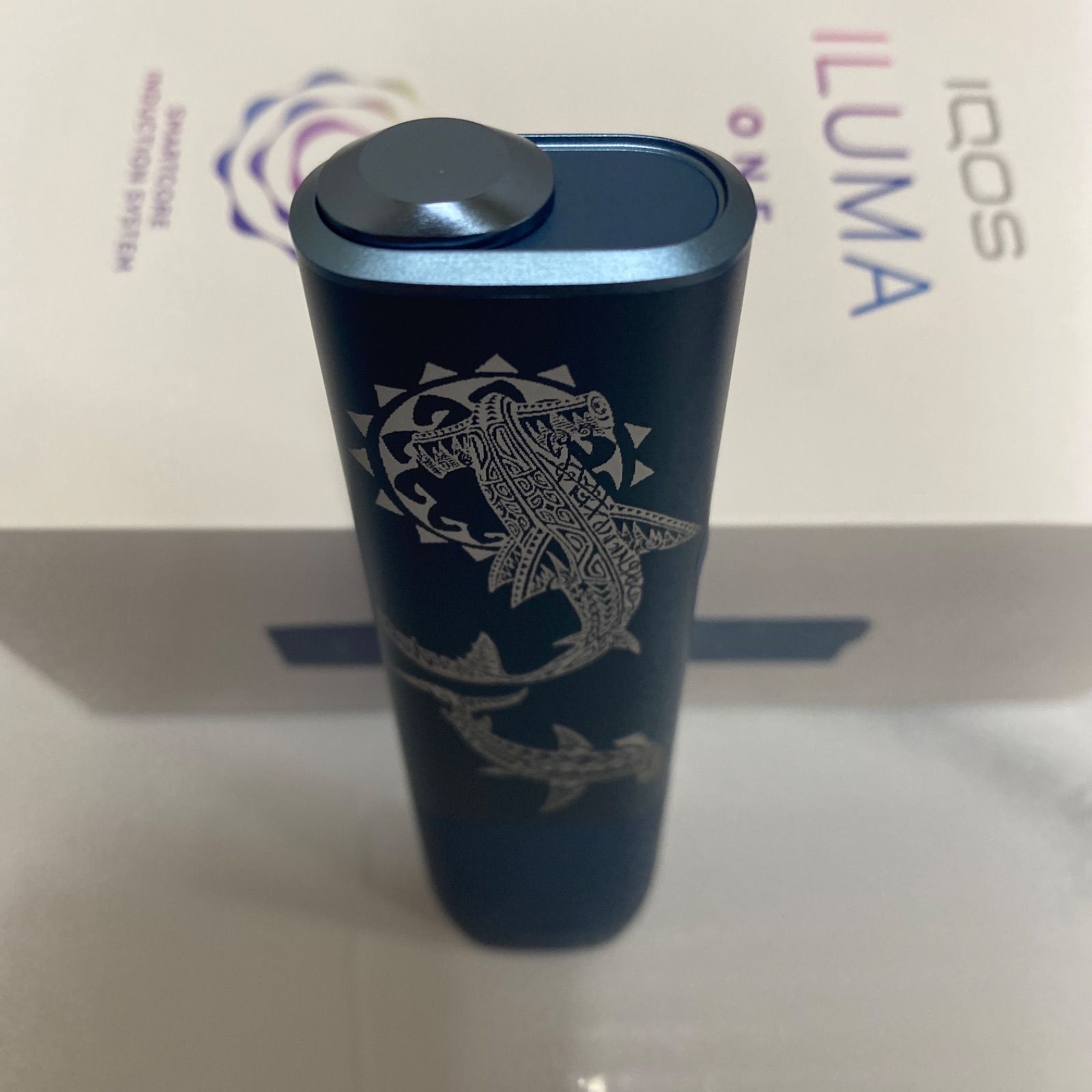iQOS ILUMA ONE アイコス イルマ ワン トライバル シャーク 加工