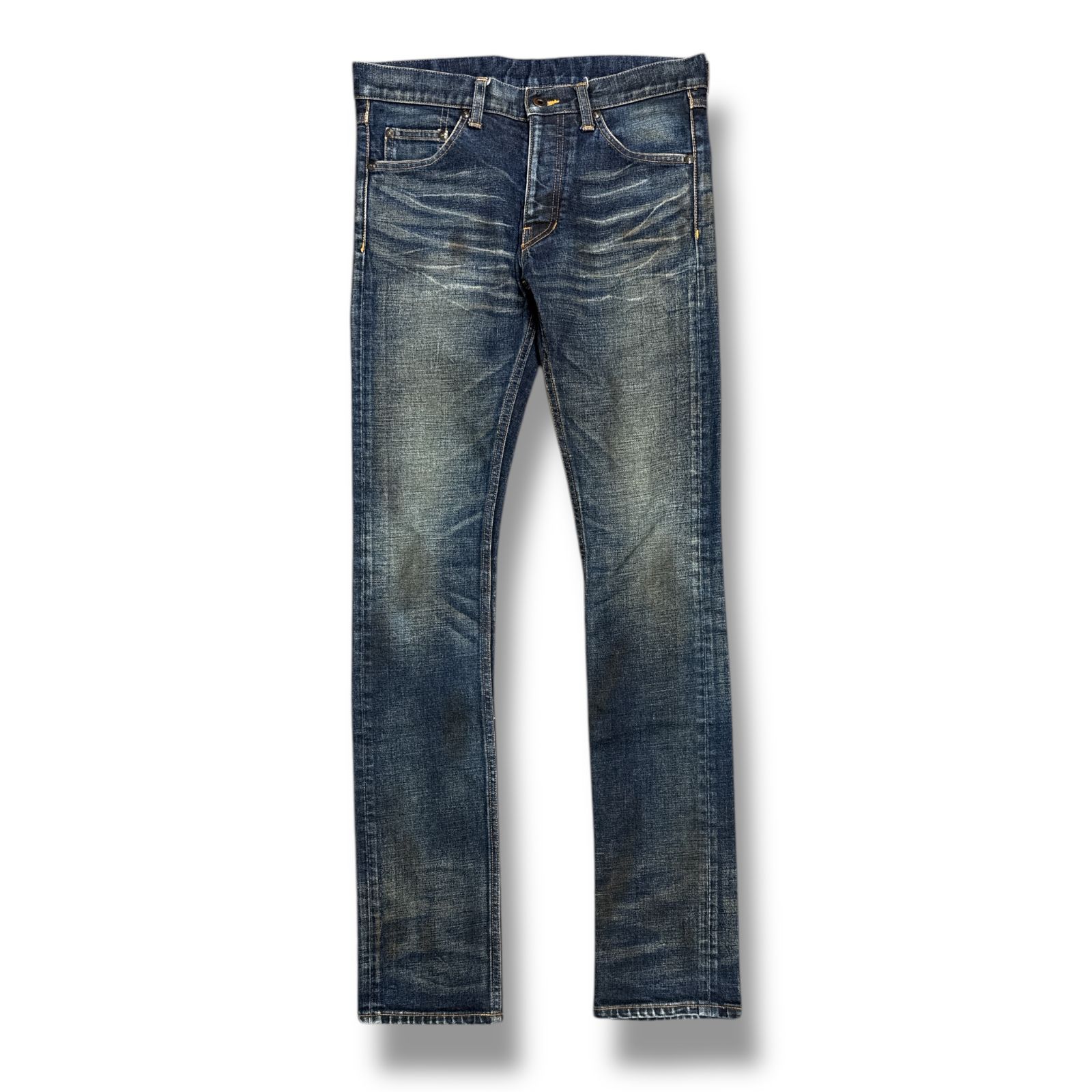 イサムカタヤマ バックラッシュ スキニーデニム 美品BACKLASHバック