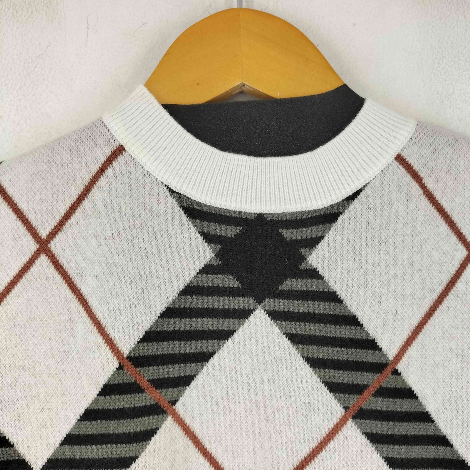 ダーリッチ Darich チェックジャガードニットミニワンピース