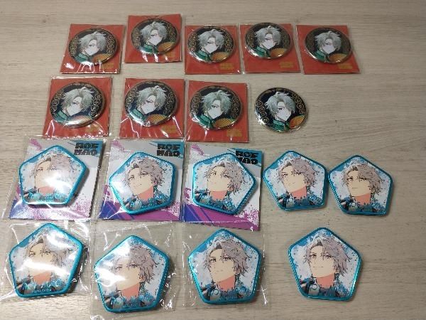 にじさんじ 甲斐田晴 ROF-MAO 1周年 四神モチーフ 缶バッジ 18個