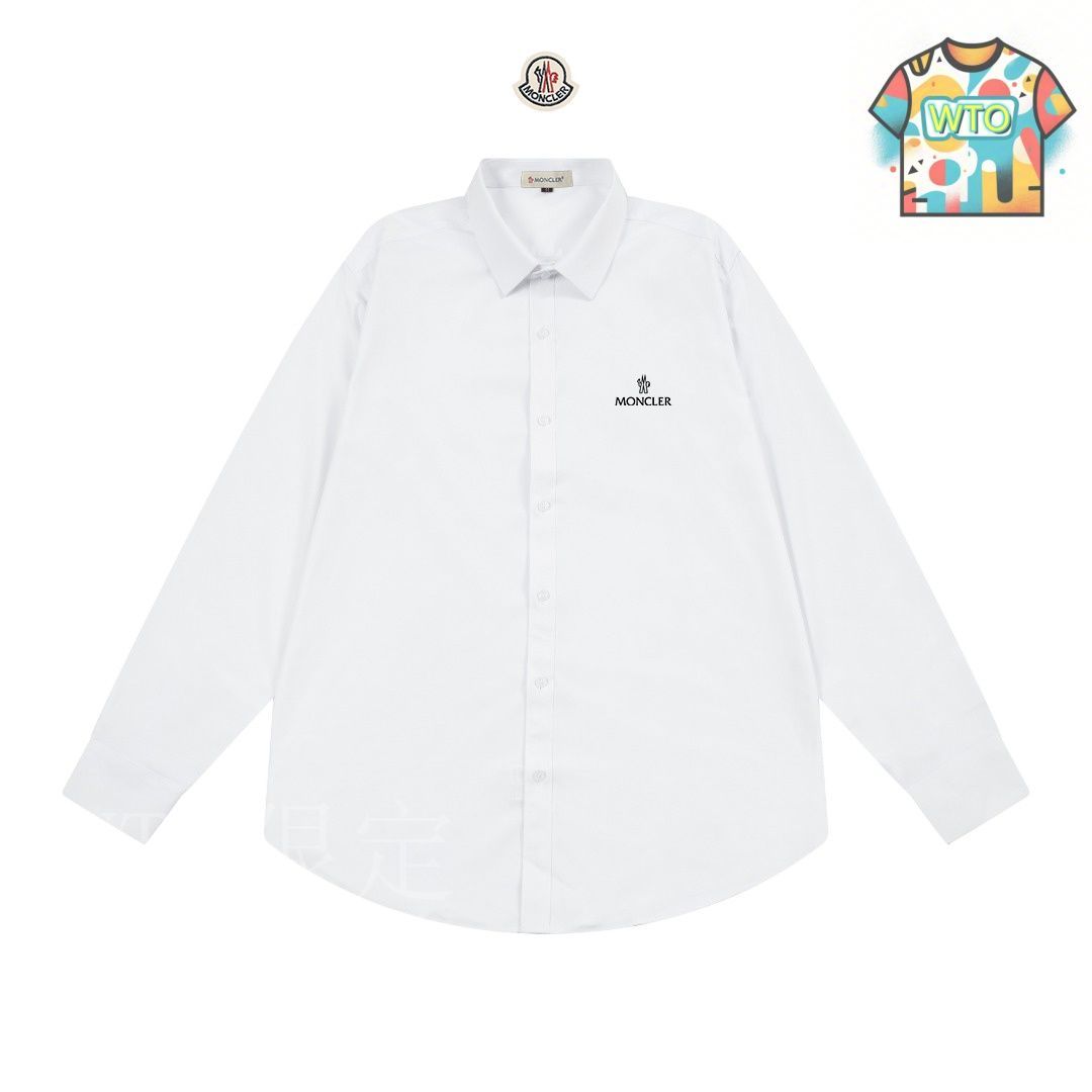 MONCLER ロングスリーブシャツ ロゴ シンプルなデザイン 21140025125_D_5.jpg