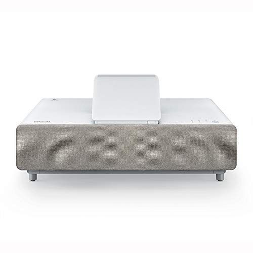 【】EPSON dreamio ホームプロジェクター EH-LS500W (2500000:1 4000lm) 超短焦点レーザー光源 4K/HDR対応 Android TV?端末同梱