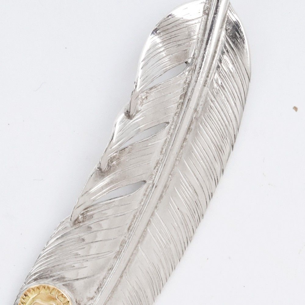 TARO WASHIMI L flight feather K18 eagle metal シルバー - メルカリ