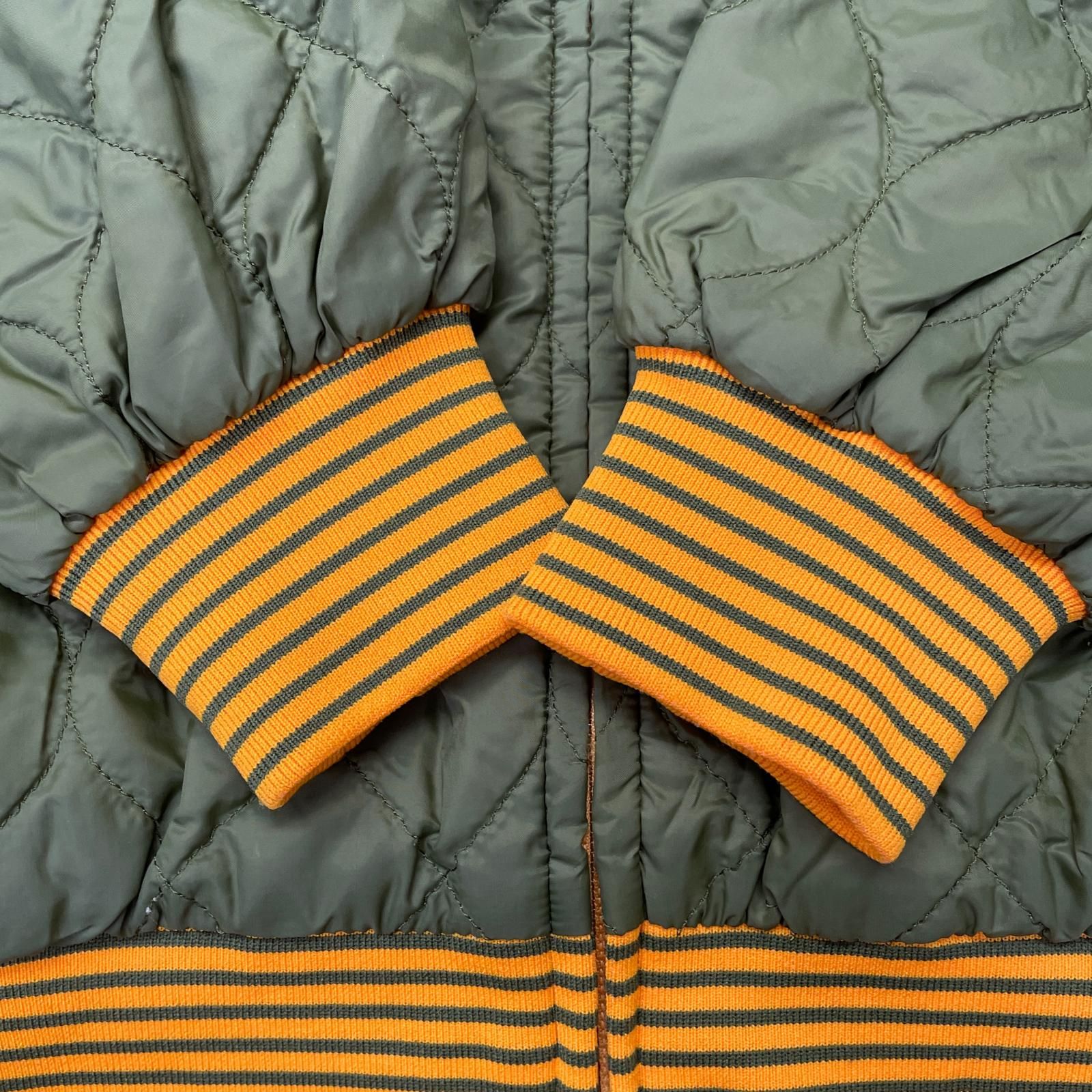 新作入荷! レディース パーリーゲイツ PEARLY GATES ブルゾン 1 M カーキ×オレンジ リバーシブル 4WAY 中綿入り