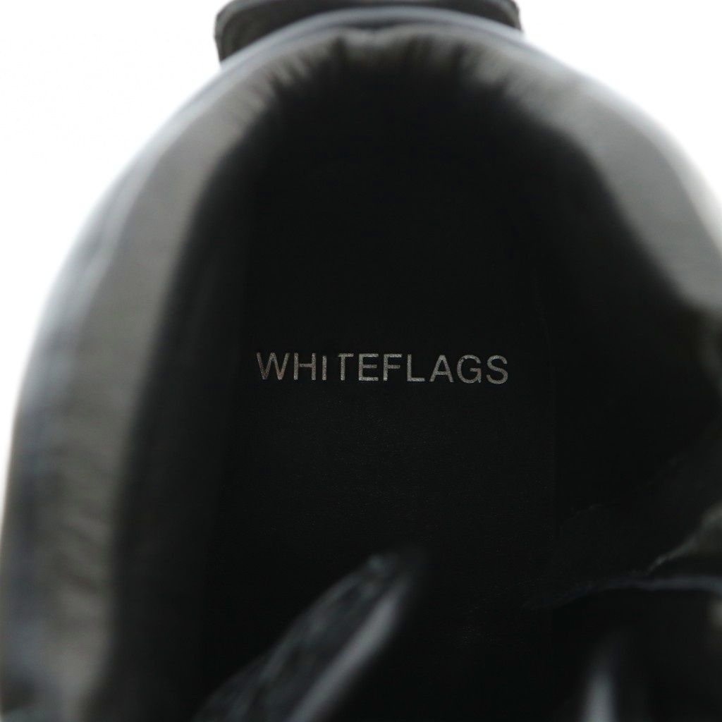 専用 ホワイトフラッグス White Flags スニーカー レザー ハイカット