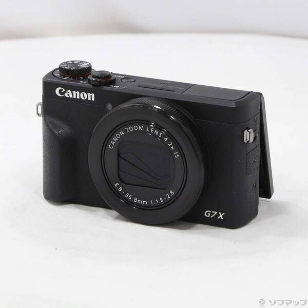 【箱付き・美品】Canon PowerShot G7X ブラック キヤノン CANON PowerShot G7 X Mark III (BK) ブラック コンパクト