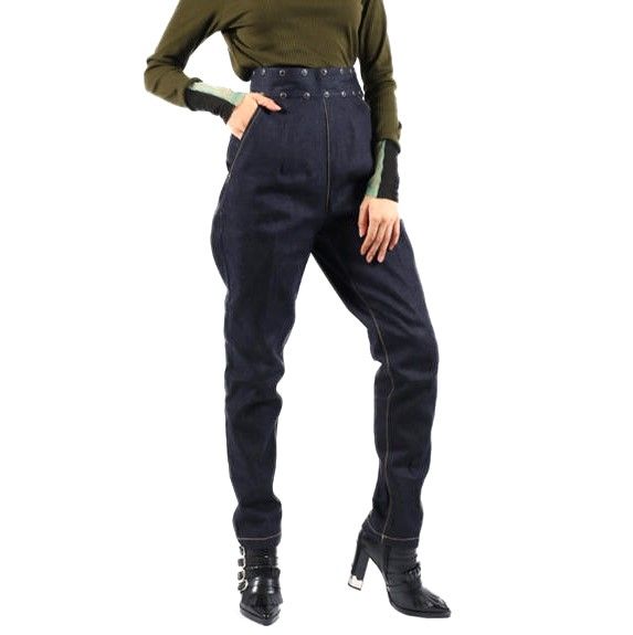 TOGA PULLA トーガ プルラ 17AW 日本製 STUDS HIGH WAISTED
