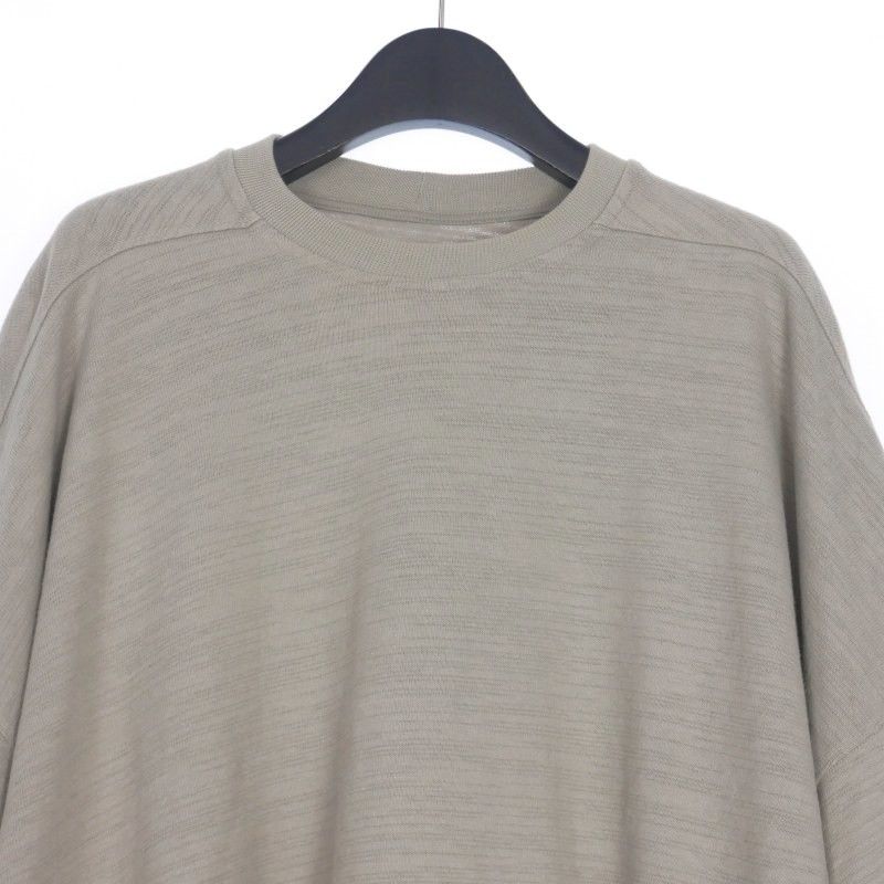 Rick Owens Tシャツ・カットソー グレーベージュ 2010625J0006 リックオウエンス Rick Owens 23AW TOMMY T オーバーサイズT