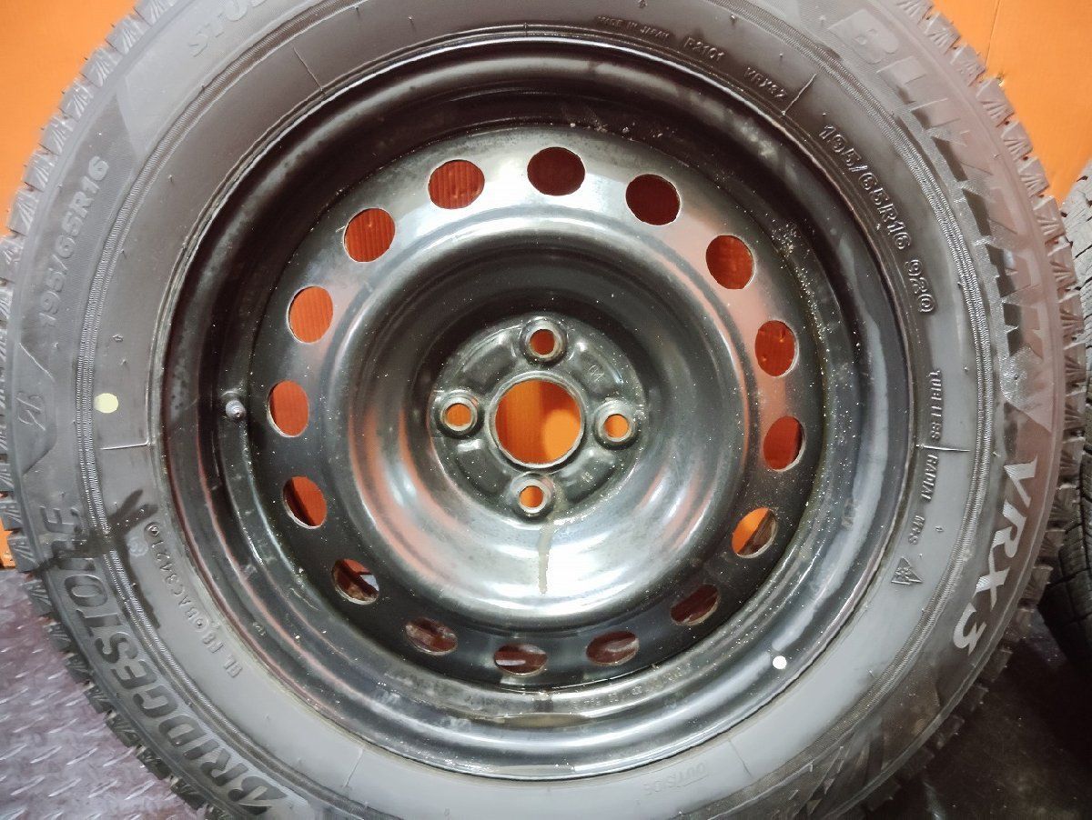BS BRIDGESTONE BLIZZAK VRX3 195/65R16】スタッドレス【トヨタ ライズ