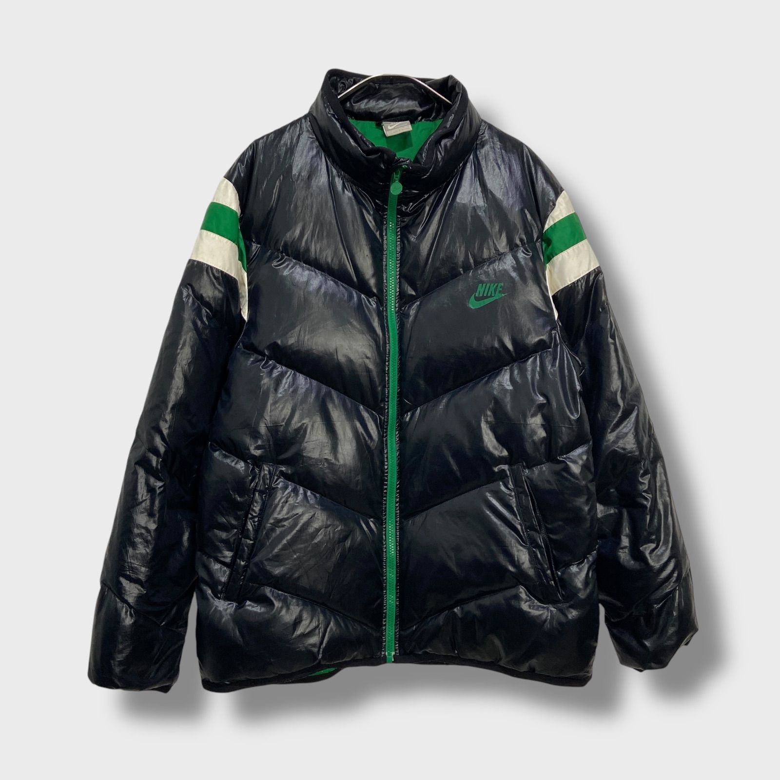 ☆NIKEナイキ☆700フィルパワーグースダウン☆ダウンジャケット☆黒☆L 