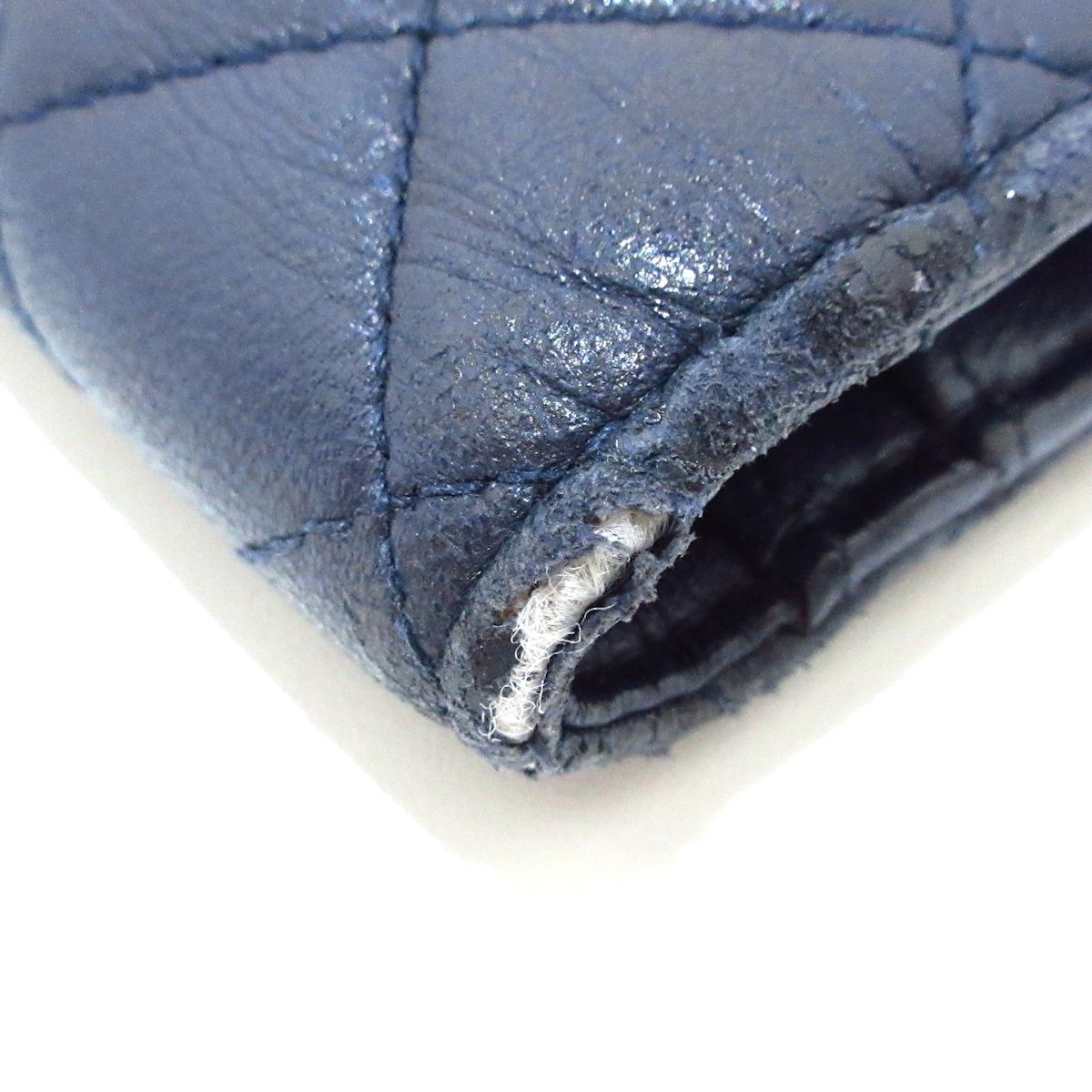 ネイビー ラムスキン