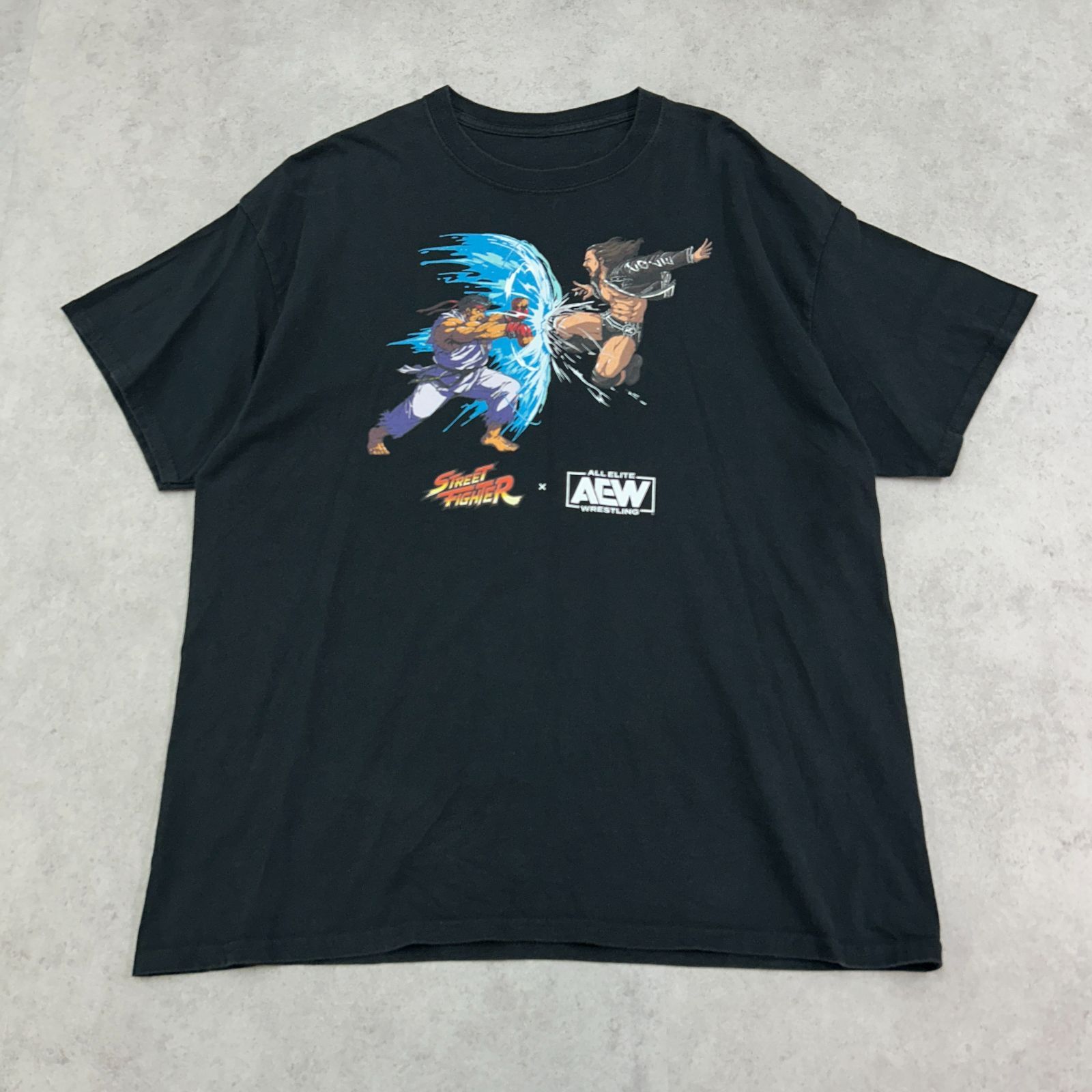 リュウVSレスラー ストリートファイター×AEW STREET FIGHTER ALL