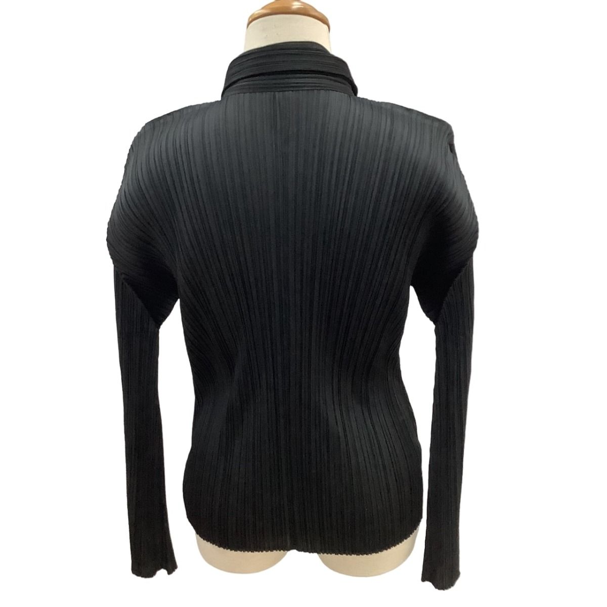 ♪♪ISSEY MIYAKE イッセイミヤケ PLEATS PLEASE シャツ SIZE 3 PP31-JJ165 ブラック - メルカリ